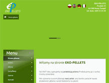 Tablet Screenshot of eko-pellets.pl